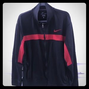 Nike Track Suit, black with red trim